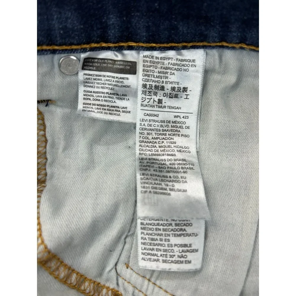 Levi's 559 Men Jeans 34x34 (Actual 34x 32) Relaxed Fit‎ Straight Leg Denim Blue